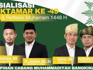 Sambut Muktamar ke-49, PCM Bangkinang Gelar Sosialisasi dan Refleksi Muharram 1448 H