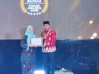 BAZNAS Kampar Sabet Penghargaan Pengelola Zakat Terbaik Nasional 2026
